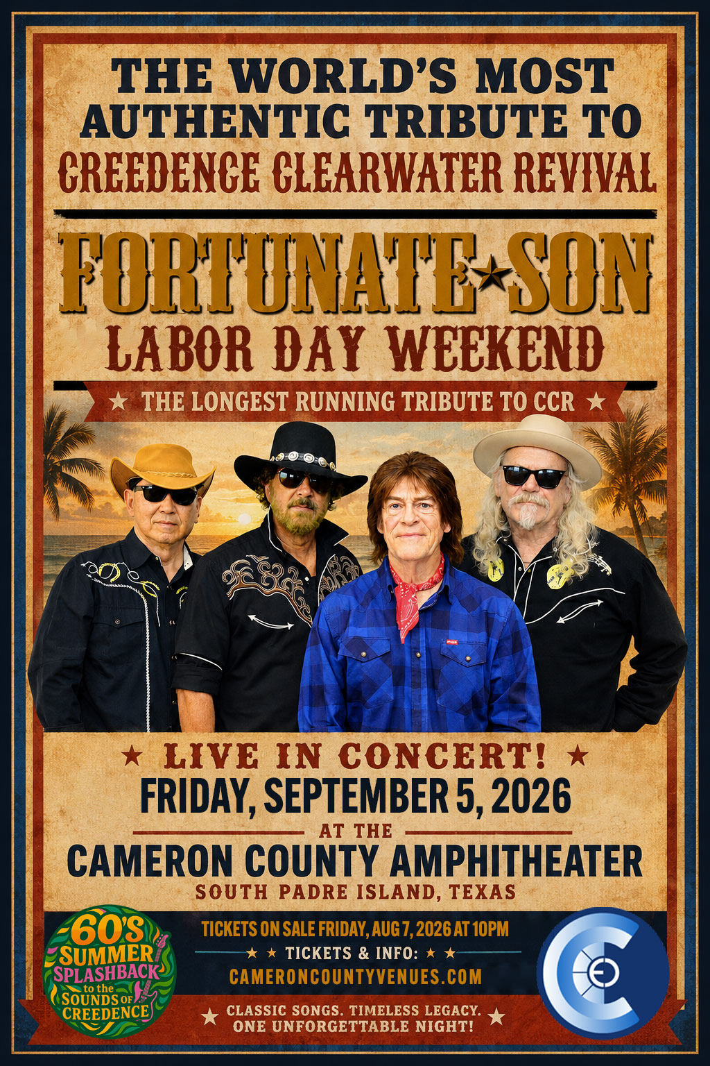 Fortunate Son-Teaser Poster Seltzer Island - Teaser Promo Poster